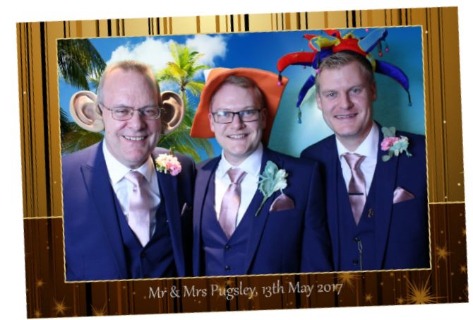 Gold single print Postcard
